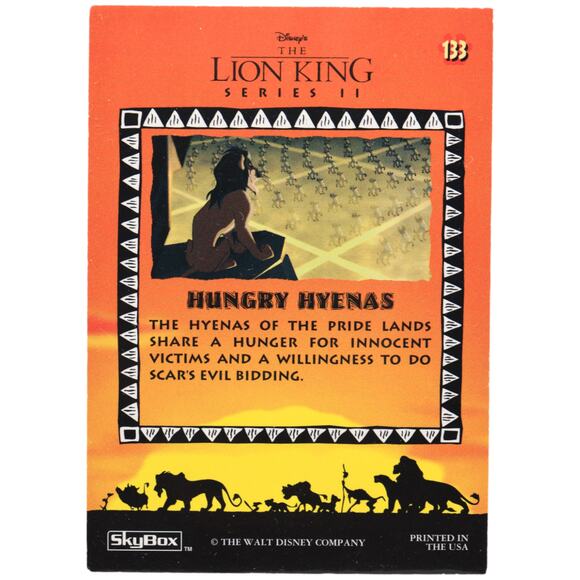 1994 Skybox Lion King Series 2 Disney Trading Cards [Lot of 6] - Picture 6 of 14